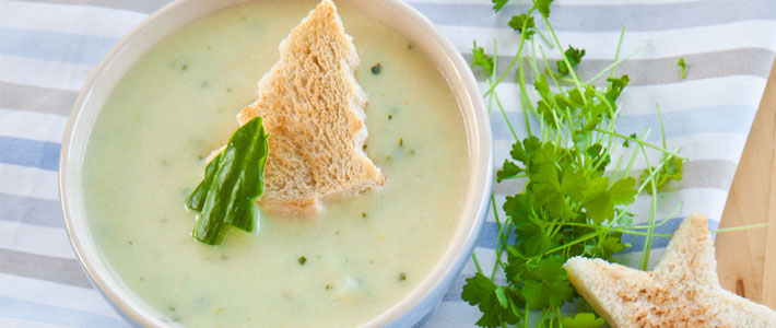 Header Gurkensuppe mit Räucherlachs